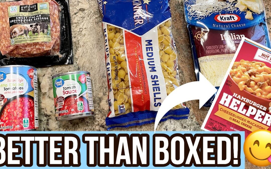 EASY ONE PAN FAMILY MEALS // HAMBURGER HELPER COPYCAT RECIPES