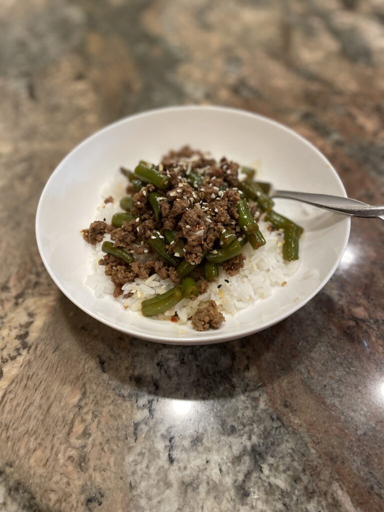 Easy Spicy Beef & Green Beans - See Mindy Mom