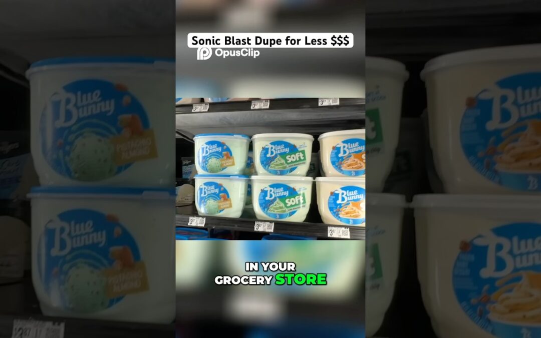 Save Money: Ice Cream Dupe for Sonic Blasts!