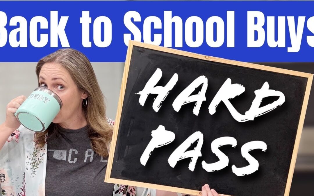 Back-to-School Stuff I’m Not Wasting Money On (Because I’m Not New Here)