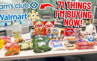 $365 REALISTIC Family of 5 Grocery Haul | Walmart & Sam’s + Meal Plan