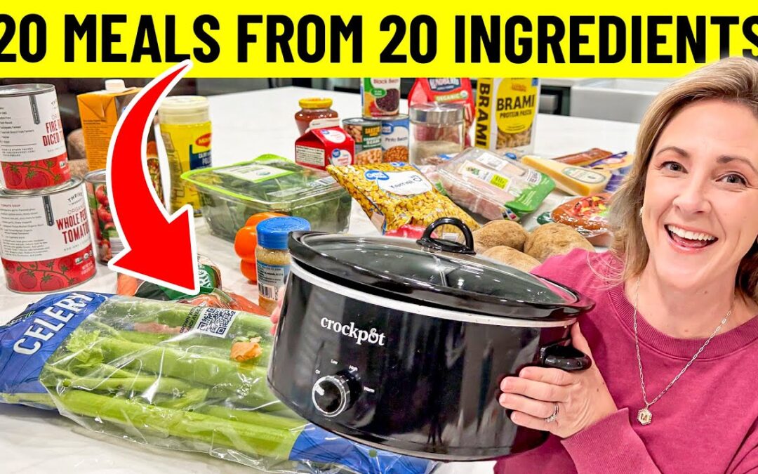 Crockpot Capsule Meal Plan: 20 Easy Meals from 20 Ingredients!