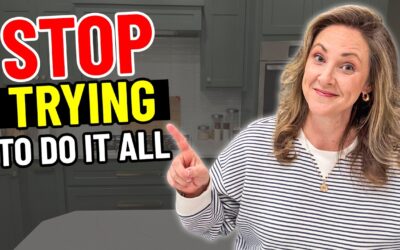 The Dinner & Declutter Mindset You Didn’t Know You Needed | Realistic Middle-Aged Mom